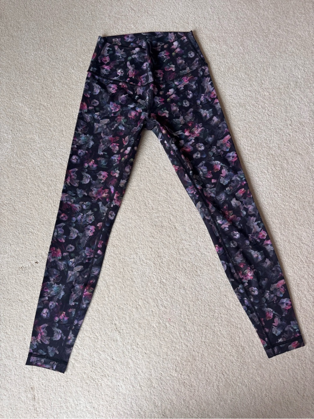 lululemon athletica Floral Print Wunder Under Leggings - Never Worn Like New